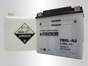 Akumualtor YB9L-A2 9Ah 100A Firecell AllRide Conventional - Img 2