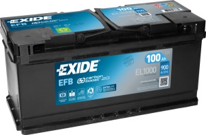 Akumulator 100Ah 900A EL1000 Exide EFB