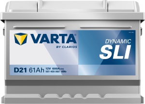 Akumulator 61Ah 600A D21 VARTA DYNAMIC SLI - Img 2