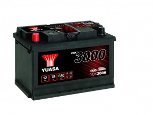 Akumulator 76Ah 680A Yuasa YBX3000 YBX3086