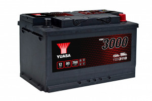 Akumulator 80Ah 760A Yuasa YBX3000 YBX3110 - Img 2