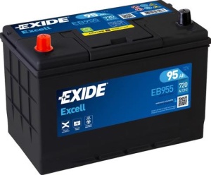 Akumulator 95Ah 760A EB955 Exide Excell