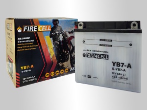 Akumualtor YB7-A 8Ah 100A Firecell AllRide Conventional - Img 3