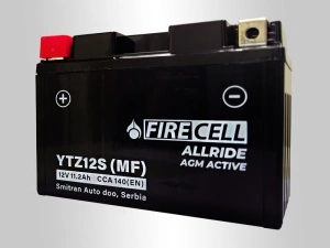 Akumualtor YTZ12S (MF) 11,2Ah 140A Firecell AllRide AGM Active