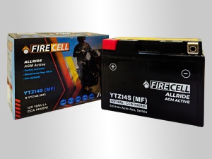 Akumualtor YTZ14S (MF) 12Ah 140A Firecell AllRide AGM Active - Img 2
