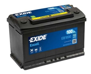 Akumulator 100Ah 720A EB1000 Exide Excell
