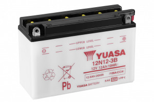Akumulator 12N12-3B 12Ah 108A Yuasa Conventional - Img 2