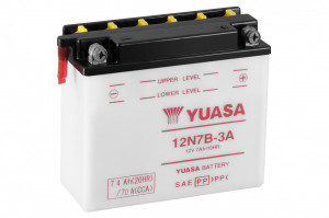 Akumulator 12N7B-3A 7Ah 70A Yuasa Conventional - Img 2