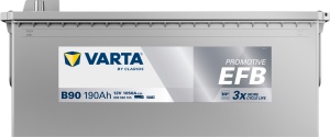 Akumulator 190Ah 1050A B90 VARTA Promotive EFB - Img 2
