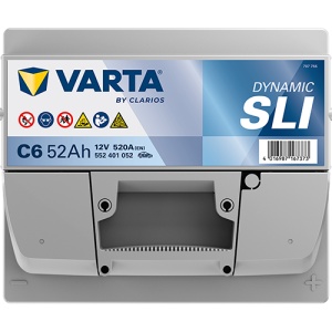 Akumulator 52Ah 520A C6 VARTA DYNAMIC SLI - Img 3