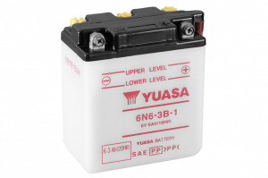 Akumulator 6N6-3B-1 6Ah A Yuasa Conventional 6 Volt - Img 2