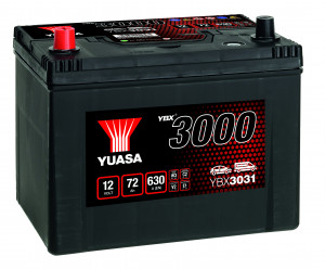 Akumulator 72Ah 630A Yuasa YBX3000 YBX3031