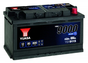 Akumulator 80Ah 800A Yuasa YBX9000 Series YBX9115
