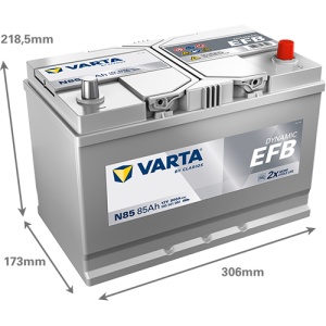 Akumulator 85Ah 800A N85 VARTA DYNAMIC EFB