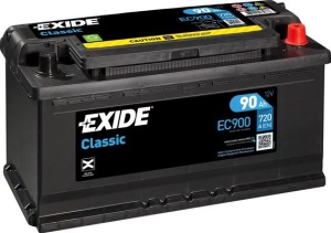 Akumulator 90Ah 720A EC900 Exide Classic