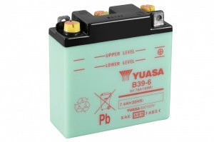 Akumulator B39-6 7Ah A Yuasa Conventional 6 Volt - Img 2