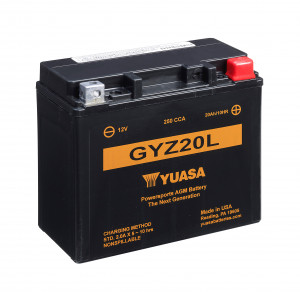 Akumulator GYZ20L 20Ah 250A Yuasa GYZ high performance maintenance free AGM