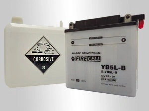 Akumualtor YB5L-B 5Ah 60A Firecell AllRide Conventional - Img 2