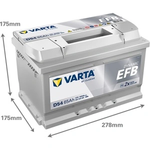 Akumulator 65Ah 650A D54 VARTA DYNAMIC EFB