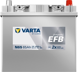 Akumulator 65Ah 650A N65 VARTA DYNAMIC EFB - Img 2