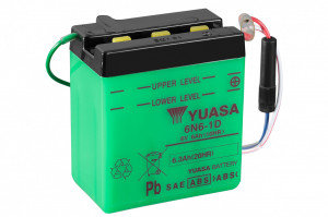 Akumulator 6N6-1D 6Ah A Yuasa Conventional 6 Volt - Img 2