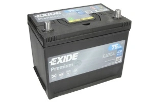 Akumulator 75Ah 630A EA754 Exide Premium