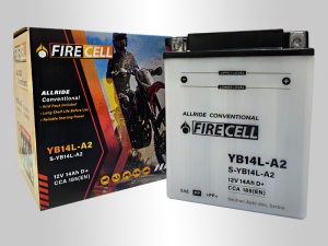 Akumualtor YB14L-A2 14Ah 185A Firecell AllRide Conventional - Img 3