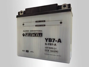 Akumualtor YB7-A 8Ah 100A Firecell AllRide Conventional