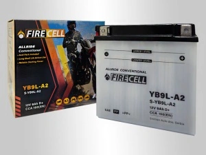 Akumualtor YB9L-A2 9Ah 100A Firecell AllRide Conventional - Img 3