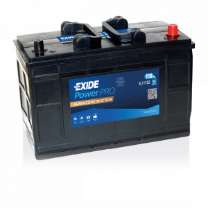 Akumulator 110Ah 900A EJ1102 Exide PowerPRO Agri & Construction