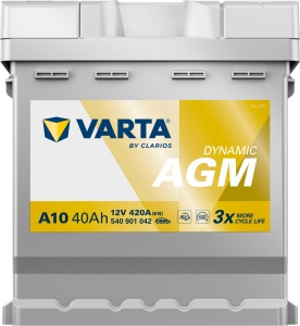 Akumulator 40Ah 420A A10 VARTA DYNAMIC AGM - Img 2
