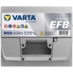 Akumulator 50Ah 550A N50 VARTA DYNAMIC EFB - Img 3