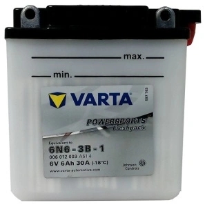 Akumulator 6N6-3B-1 (6N6-3B-1) 6Ah 30A Varta POWERSPORTS Freshpack