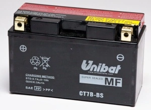 Akumulator CT7B-BS 6,5Ah 85A Unibat MOTO-MF