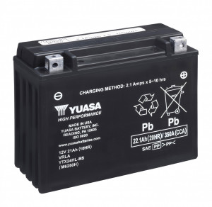 Akumulator YTX24HL-BS 21Ah 350A Yuasa YTX high performance maintenance free AGM - Img 2