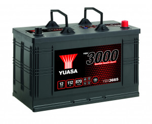 Akumulator 112Ah 870A Yuasa YBX3000 series YBX3665 - Img 2