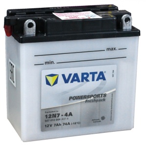 Akumulator 12N7-4A (12N7-4A) 7Ah 74A Varta POWERSPORTS Freshpack