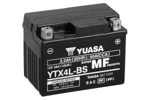 Akumulator 3,2Ah 50A Yuasa Yuasa Auxiliary Backup YTX4L-BS(CP)