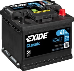 Akumulator 41Ah 370A EC412 Exide Classic