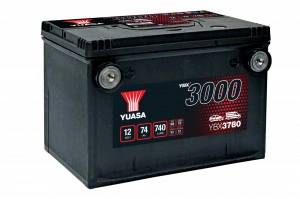 Akumulator 74Ah 740A Yuasa YBX3000 YBX3780 - Img 2