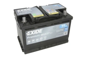 Akumulator 77Ah 760A EA770 Exide Premium