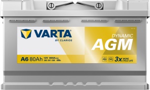 Akumulator 80Ah 800A A6 VARTA DYNAMIC AGM - Img 2