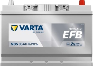 Akumulator 85Ah 800A N85 VARTA DYNAMIC EFB - Img 2