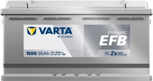 Akumulator 95Ah 850A N95 VARTA DYNAMIC EFB - Img 2