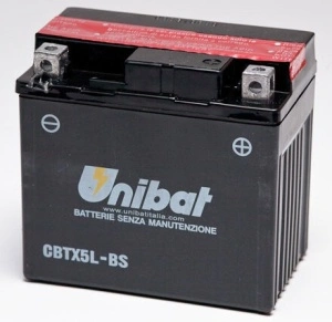 Akumulator CBTX5L-BS 4Ah 70A Unibat MOTO-MF