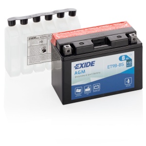 Akumulator ET9B-BS 8Ah 110A Exide AGM