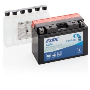 Akumulator ET9B-BS 8Ah 110A Exide AGM