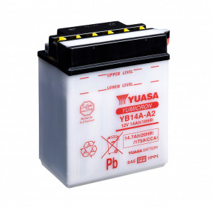 Akumulator YB14A-A2 14Ah 175A Yuasa YuMicron - Img 2