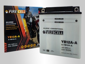Akumualtor YB12A-A 12Ah 155A Firecell AllRide Conventional - Img 3