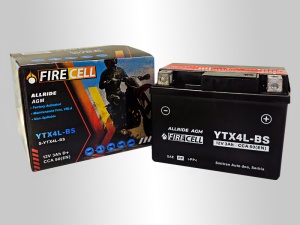 Akumualtor YTX4L-BS 3Ah 50A Firecell AllRide AGM - Img 3